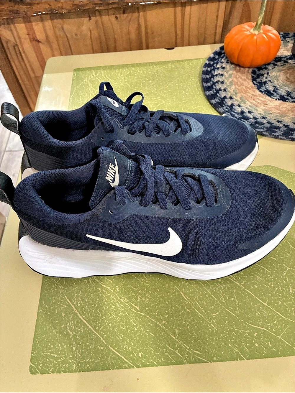 Nike Revolution 5 Men’s  Athletic Shoes Blue & White US 8
